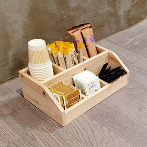 CM Factory 원목 커피정리함 다용도정리함 티박스 기본