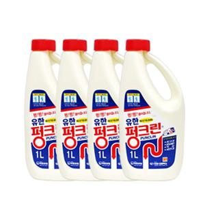 유한양행 펑크린 1L 4개 뚫어뻥 뚜러뻥 뚜러펑