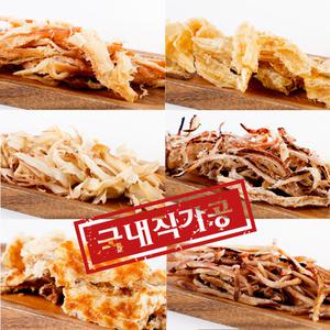 국내가공 건어물 간식 주전부리 간단한 맥주 안주 200g 9종 모음전 / 2개이상 구매시 와사비마요 소스