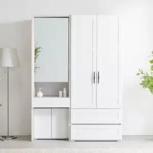 어썸 모듈 1400 수납화장대 2단서랍 옷장세트 JJ21167 착불