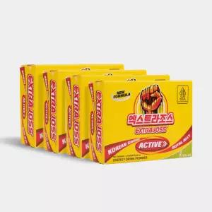 엑스트라조스 EXTRAJOSS 4팩24포(파인에플오렌지맛) 에너지 드링크 파우더