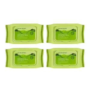 [4개 묶음] 네이처리퍼블릭 제주 탄산 클렌징 티슈 (총 200매)