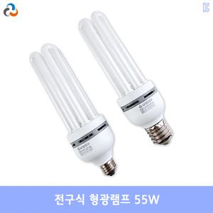 남영 EL 삼파장램프 전구 55W EL 55EX-D 주광색 E26, E39