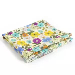 국산 순면 여성 플라워 손수건 큰사이즈 운동 등산 단체 선물 답례 매너 