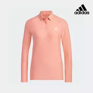 [아디다스골프] 여성 폴로 긴팔티셔츠 코랄 HZ6108
