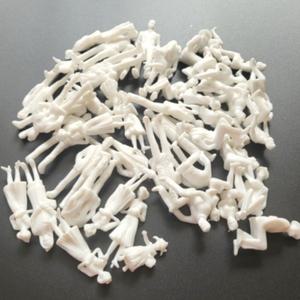 백색 사람 미니어처 모형 인체 장식 디오라마 휴먼 흰색 화이트 꾸미기 DIY 미니월드 색칠 인형