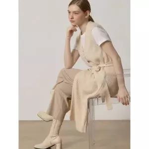 [하프클럽/]벨티드 골지 울니트 베스트 (택가격 198000원)