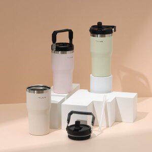 [텀스][1+1] 텀스 마인 핸들 진공 스텐텀블러 620ml