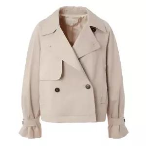 [롯데백화점]abfz 백단추포인트 점퍼스타일숏트렌치코트 APY5QR02G