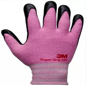3M 안전장갑 NBR폼코팅장갑 슈퍼그립200 핑크S 10조