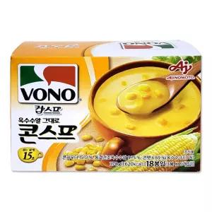 코스트코 보노 옥수수알 그대로 콘스프 63g X 6개 [21g 18봉] 간편식 스프 컵스프