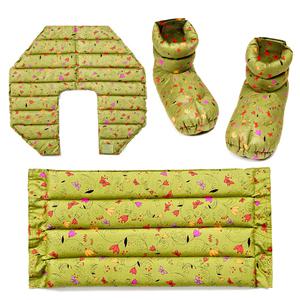 아이러브허브 찜질기 허브 관절 건강 면역력 온 경추 허리 발 찜질팩 3종 B4세트 - 카키