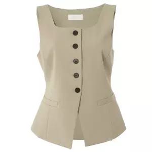 [롯데백화점]abfz 단추포인트 슬림핏정장베스트세덥-베스트 APY5QVA1G