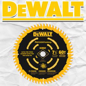 디월트 DW3196 180mm 7인치 원형 톱날 60T 목공용 목재용 정밀가공 절단 절삭 팁쏘 쇠톱날 원형톱 전동 스킬 톱 날