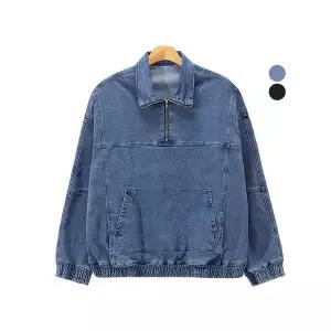 [후앙스]오버핏 아노락 반집업 데님 자켓 JBJP2058_P362651871