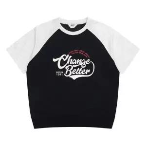 TC01 배색 라글란 맨투맨티  24B3465