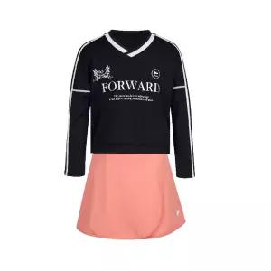 [레노마수영복](하남점)폴리백 증정 여아 포워드 래쉬가드 세트 코랄 RN-GS2E923-CR