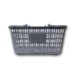 태일 회색 쇼핑 바구니 장바구니 수납 소쿠리/마트/손잡이/다용도/바스켓/장보기/시장/과일/보관/다목적