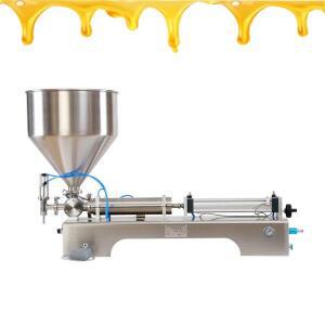 토마토 소스용 페이스트 충전 기계, 땅콩 버터 칠리 소스, 공압 정량 꿀 충전 포장 기계