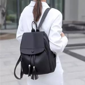 테슬 장식 수납력 좋은 백팩 URD-314/여성/등/가방/팩/백/여성용/패션/직장인/예쁜/편한/튼튼한/여대생/빽