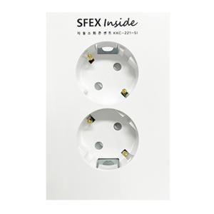 동양일렉트릭코드 국산( 자동소화 ) 콘센트 매입형 2구