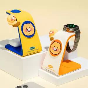 아트박스/카카오프렌즈 카카오프렌즈 하이춘식 3in1 맥세이프 무선충전기