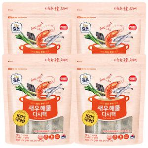 해표 새우해물 다시팩 (15g 6입) x 4개 / 육수 국물팩