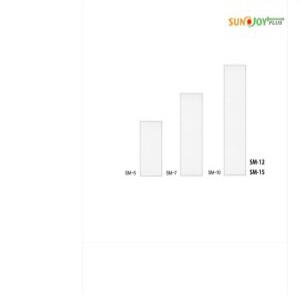 썬조이 플럿 고온형 복사천정형 난방페널 SM-12 1250W 매입형 조절기별도 298*1498*30