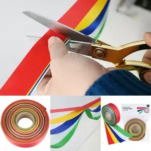 해피파티 오색 컷팅 테이프 개업행사 이벤트 커팅식 5색 테잎 오색띠 오픈식 창립기념일