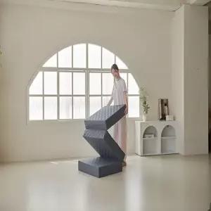 3단 접이식 매트리스 단단한 침대 토퍼 바닥용 탄탄한 허리에 좋은 수면매트 15cm SS(슈퍼싱글)