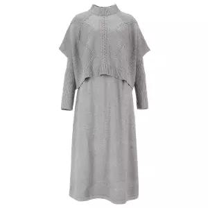 [롯데백화점]abfz 니트 베스트 세트 롱 니트 원피스 APZ1HO35A