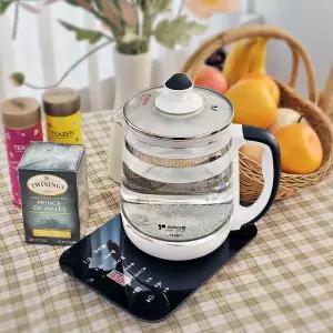 키친아트 1.8L 차끓임 유리티포트 전기주전자 KK-1705T