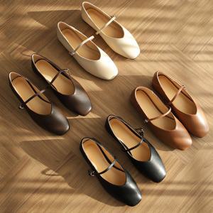 260mm까지 쿠션좋아 베이직 단화 스퀘어코 베르엘 메리제인 플랫슈즈