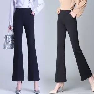 힙제이 부츠컷 슬랙스 신상팬츠 여성 스판 4XL 빅사이즈까지