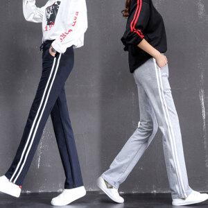 힙제이 여성용 트레이닝팬츠 일자팬츠 2선팬츠