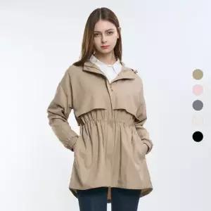 에어팝 여성 후드 롱 바람막이 자켓 W6SJ04)