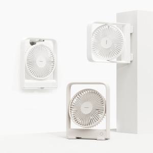 무아스 마그넷 탁상용 무선 선풍기 휴대용 캠핑 사무실 미니