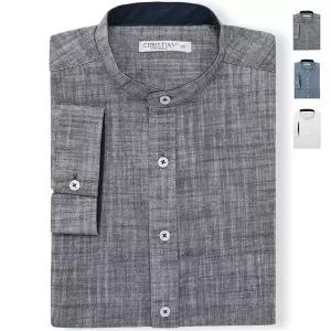 [후앙스]크리스챤 차이나 린넨라이크 7부 와이셔츠 CKST8030_P077734681