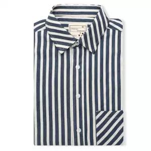 [후앙스]크리스챤 스트라이프 포켓 청남방 CKST2250_P077733873