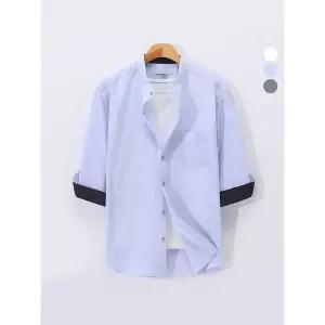 [후앙스]린넨라이크 361 차이나 7부 셔츠 CKST6522_P326467114