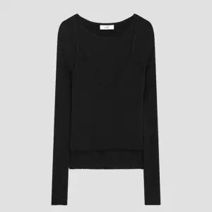 [롯데백화점]리스트 골지 슬림핏 레이어 니트 (TSKPOP52020)