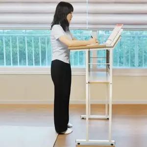 모션데스크 서서 공부 하는책상 스탠딩 키다리책상 쓰는책상 테이블 학생책상