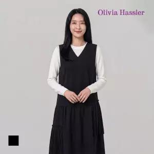 [올리비아하슬러] 플리츠 슬리브리스 원피스_OHCSOP201