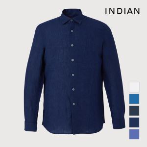 [INDIAN] 린넨100 솔리드 셔츠_MIUNLXM2361
