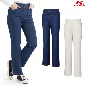 콜핑 2101PK806W 슬림 세미 부츠컷 데님 여성 봄 여름 등산 청바지