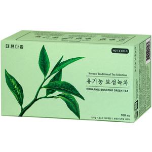 대한다업 유기농 보성녹차 100T