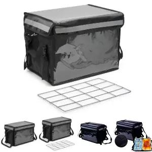 멀티 배달 가방 보온 보냉 C125 L사이즈-62L+네트망/배달용/스쿠터/배달통/찍찍이/자전거용/기사/음식