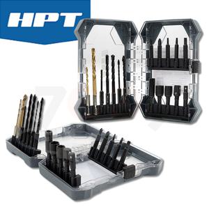 HPT 드릴 비트 세트 HBS117 17PCS 십자 별 육각 일자 철기리 콘크리트기리