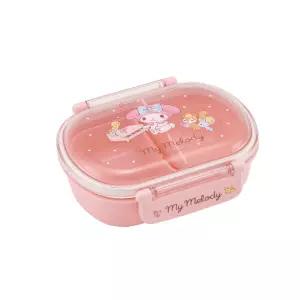 마이멜로디 뮤직 돔형 1단 라운드 도시락 360ML/ 캐릭터 피크닉 파우치 