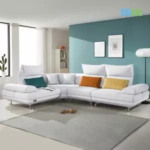 (E)데코라인 피코크 코모도패브릭 스윙 6인 코너소파